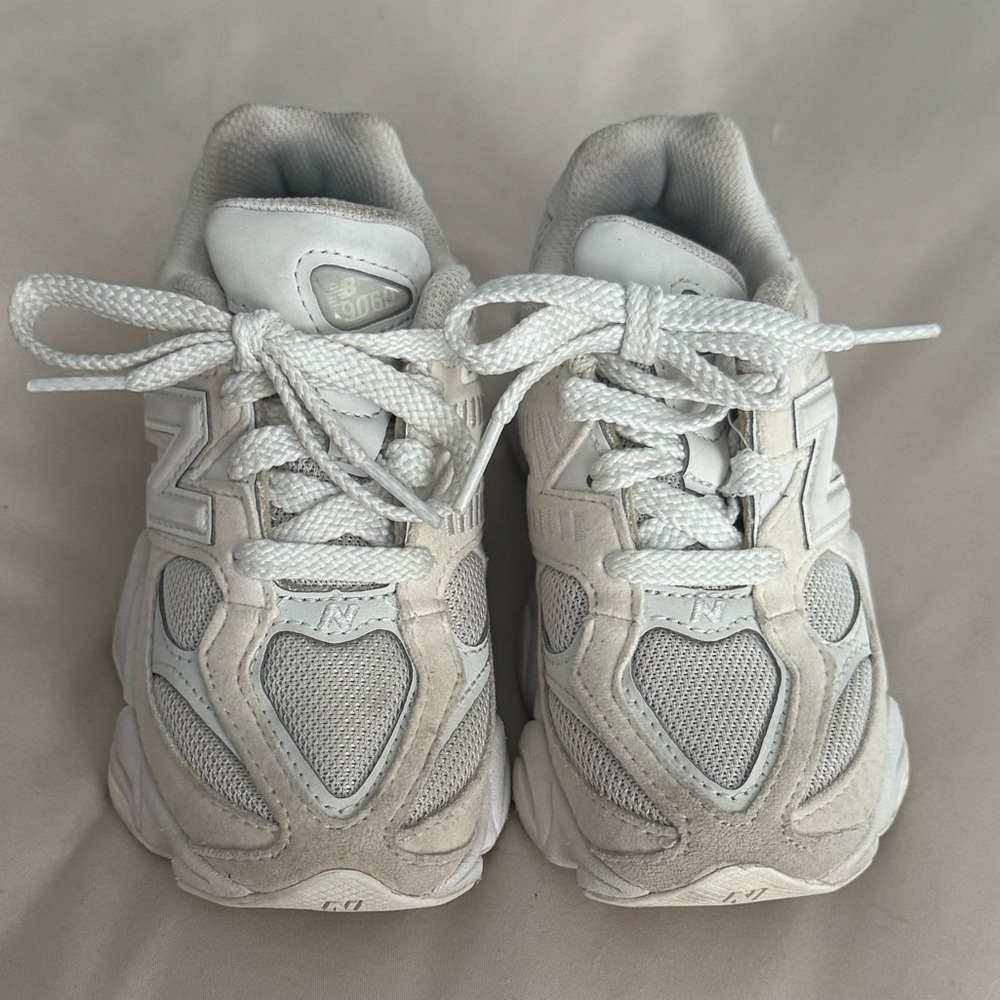 New Balance Kids Shoes in White and Gray
